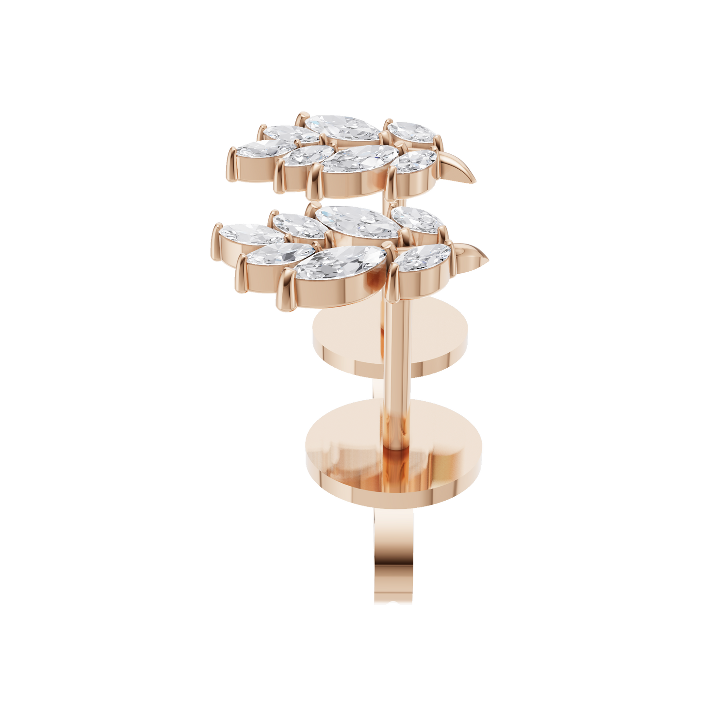 Radiant Crest Studs