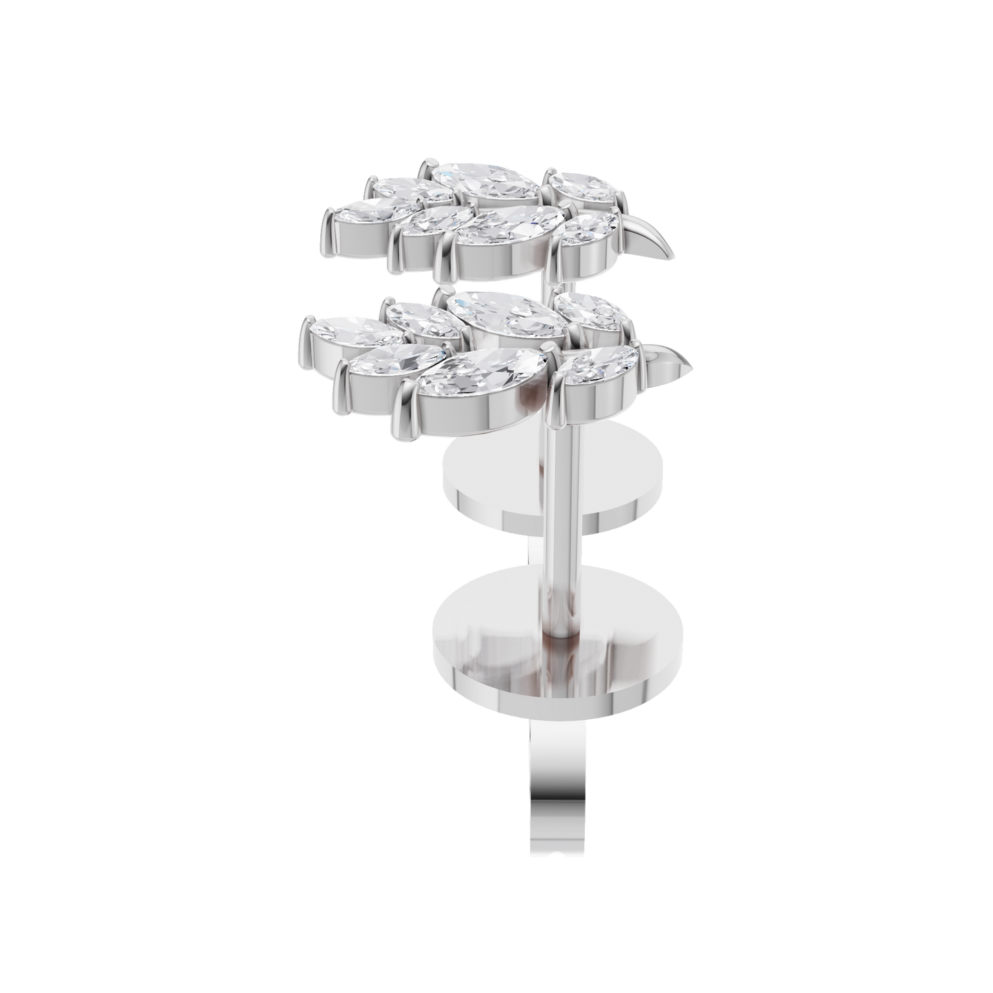Radiant Crest Studs