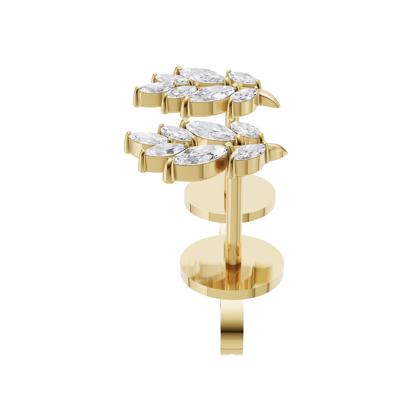 Radiant Crest Studs