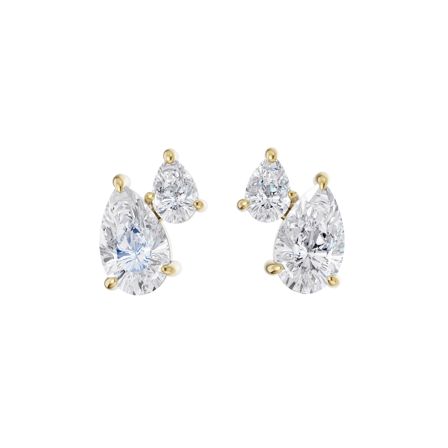 Golden Glow Studs