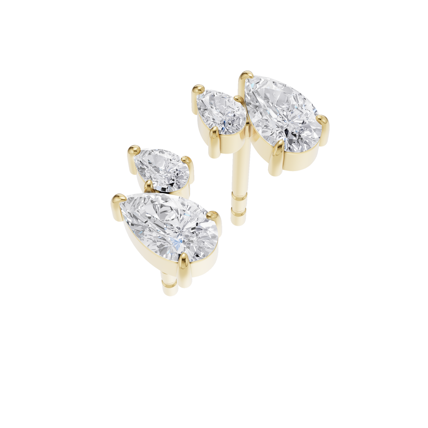 Golden Glow Studs