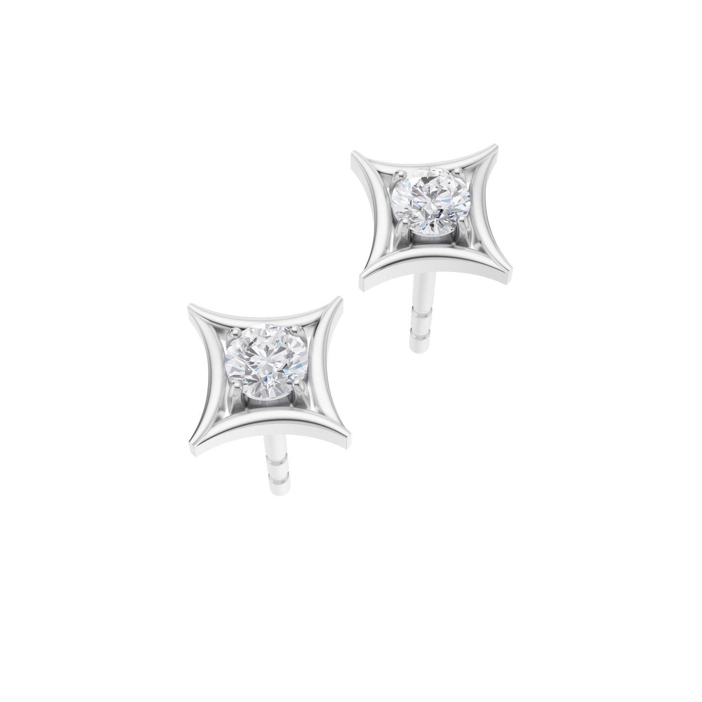 Polished Glimmer Studs