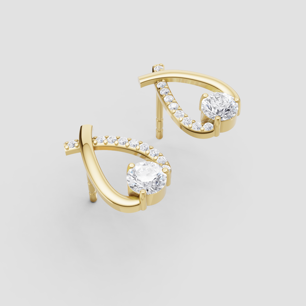 Moonlit Spark Studs