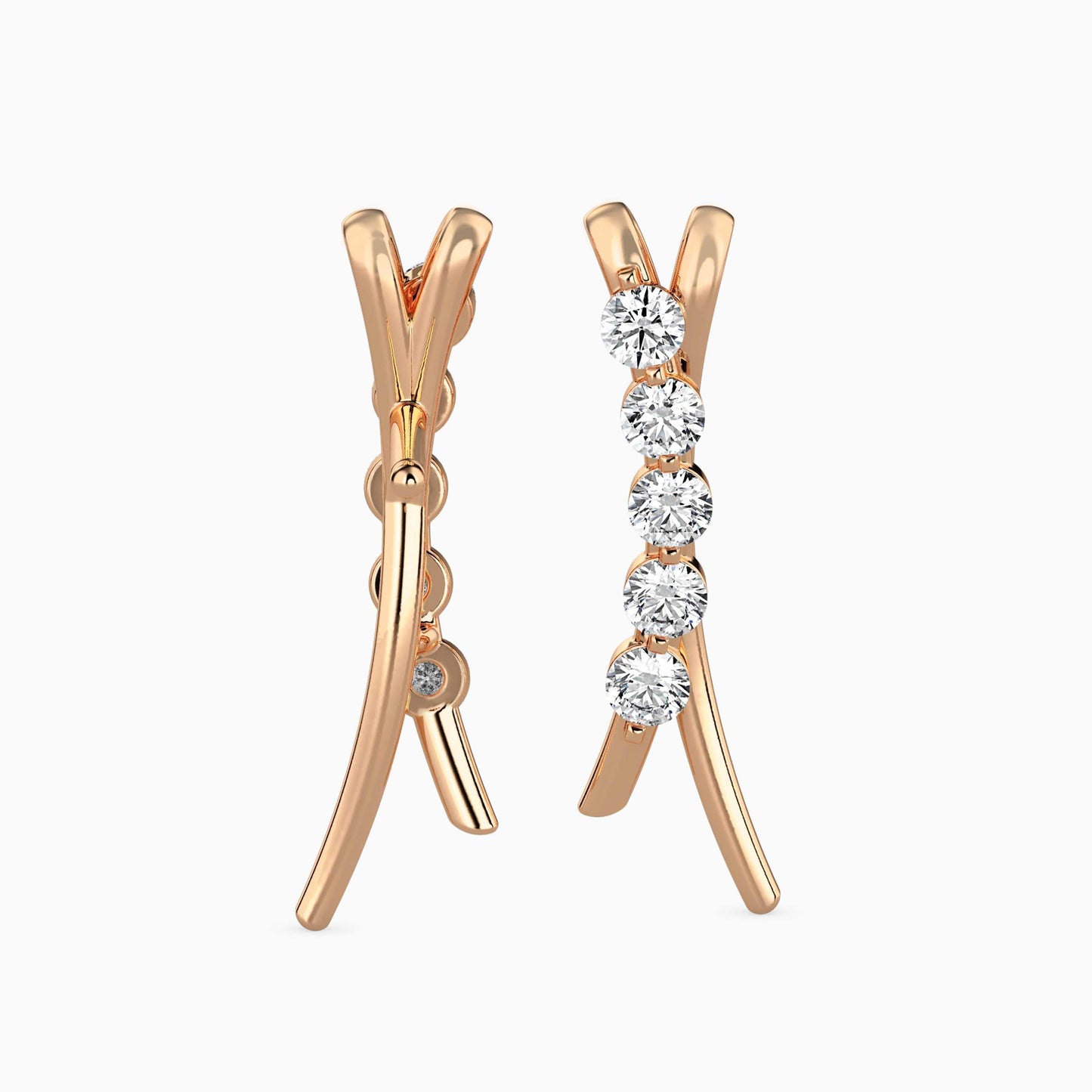Majestic Shine Solitaire Earrings