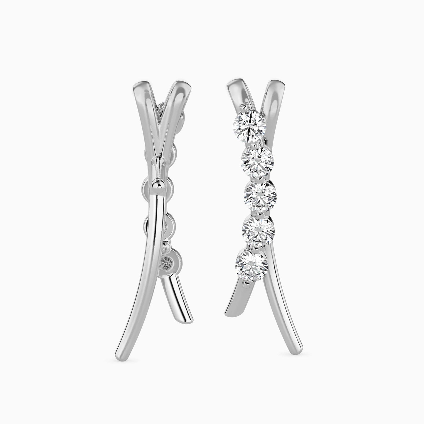 Majestic Shine Solitaire Earrings