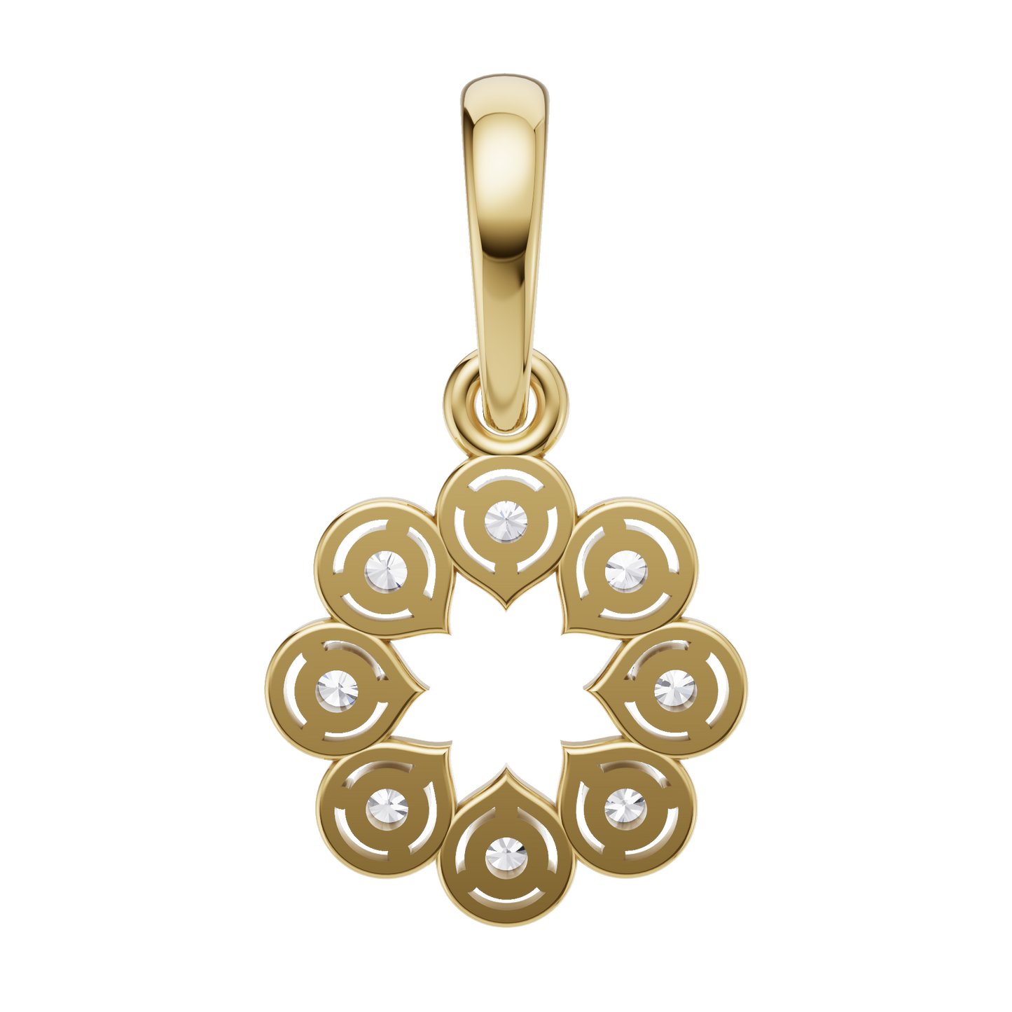 Luminous Crest Pendant