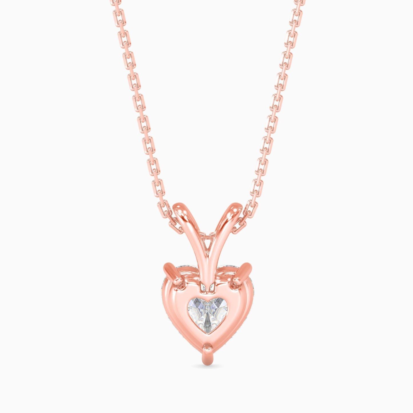50 Cent Heart Solitaire Pendant
