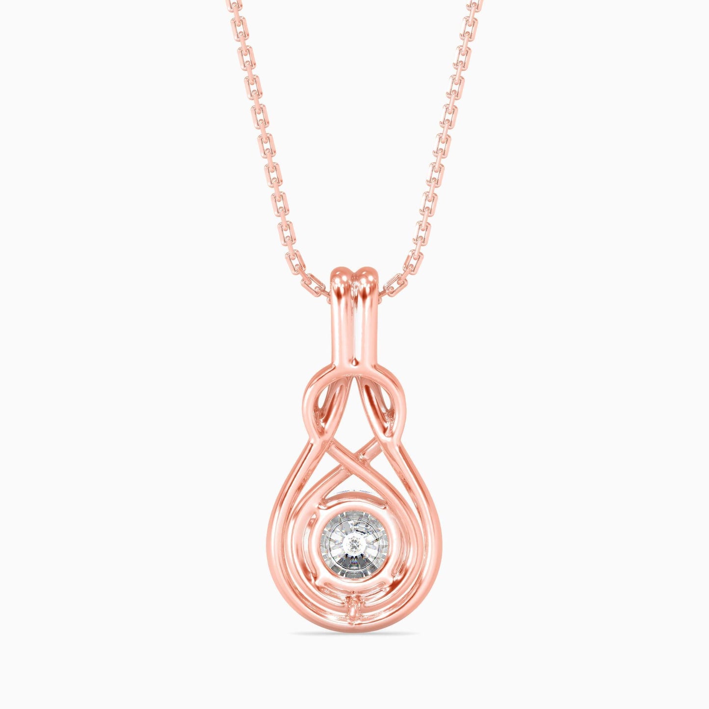 Hanging Infinity Diamond Pendant
