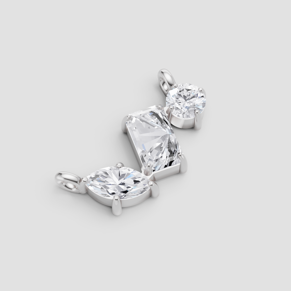 Celestial Beam Solitaire Pendant