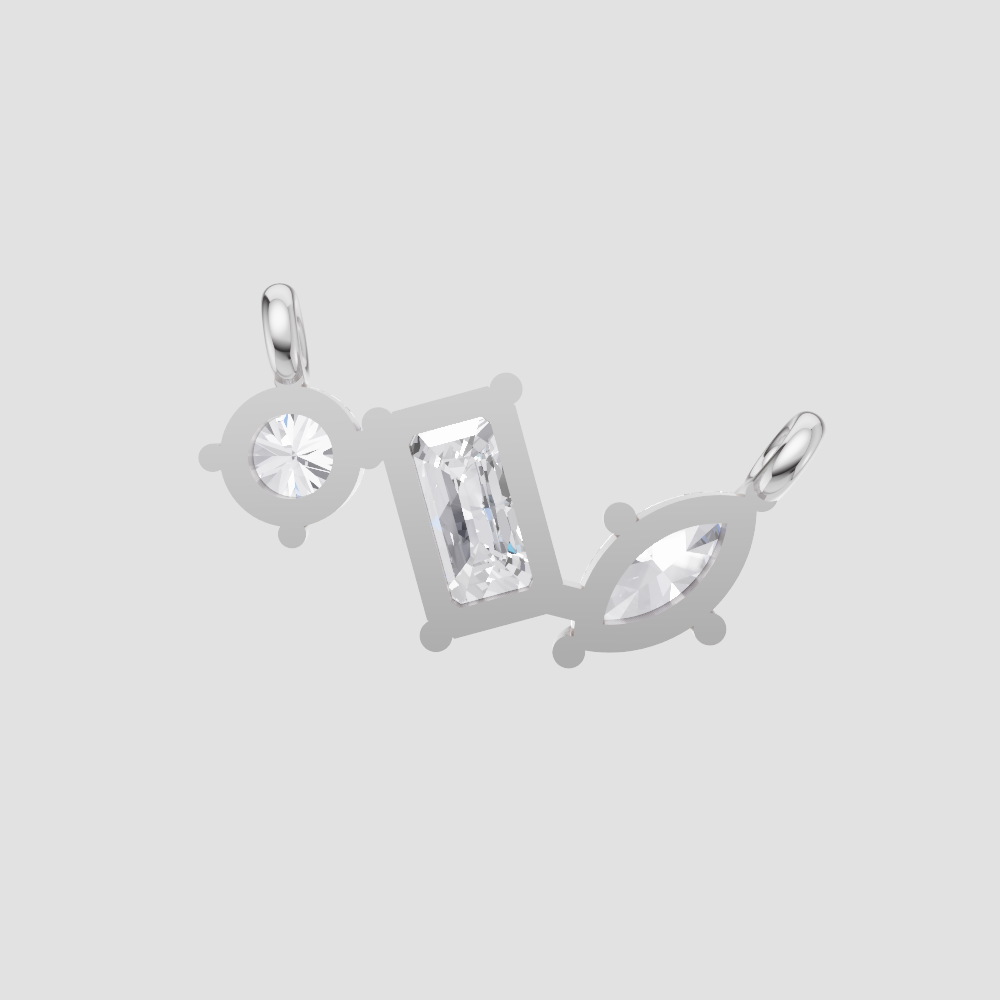 Celestial Beam Solitaire Pendant