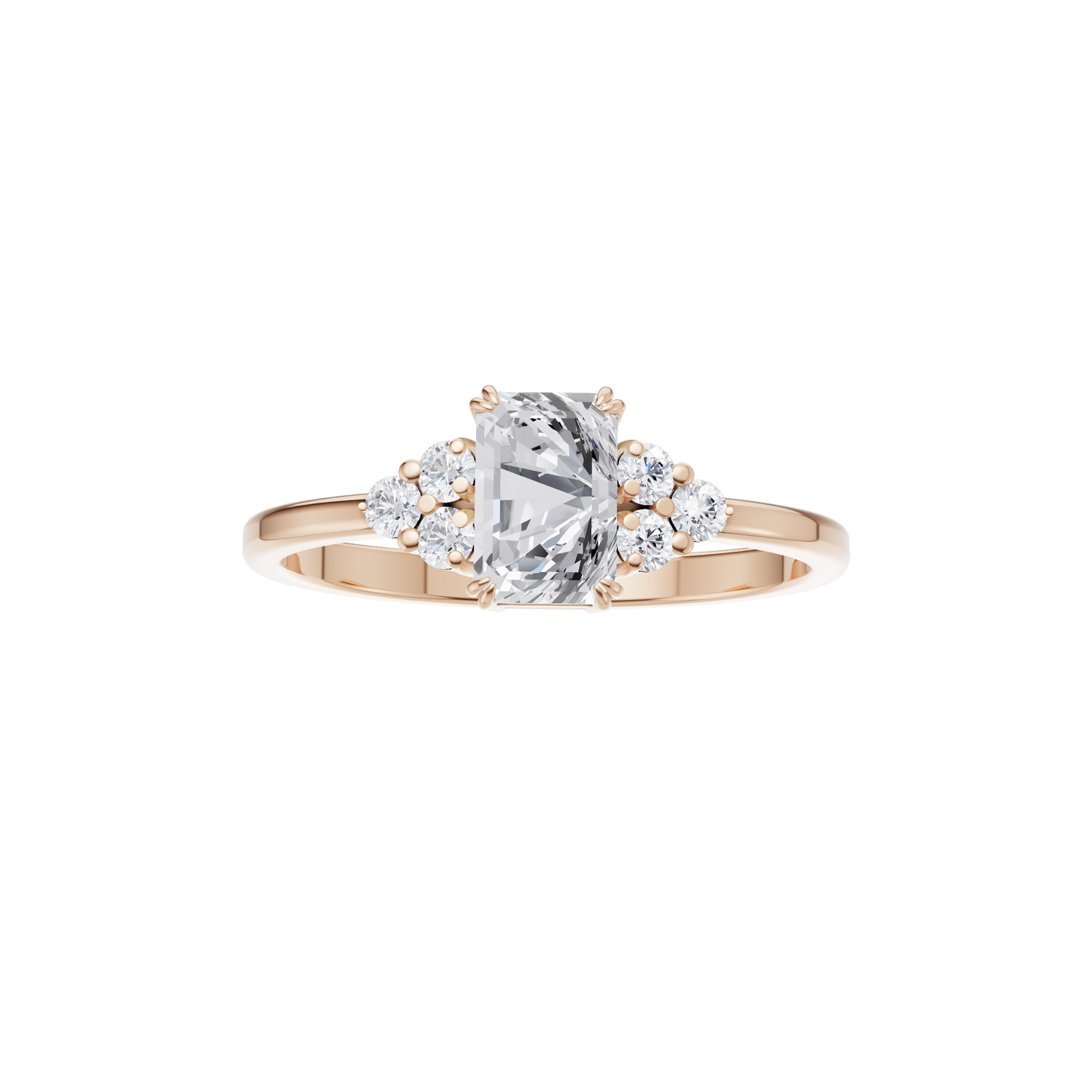 Starlit Grace Solitaire Ring