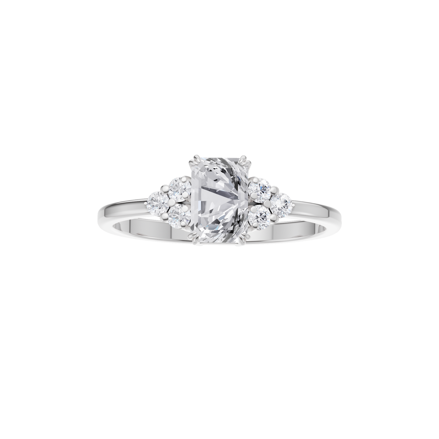 Starlit Grace Solitaire Ring