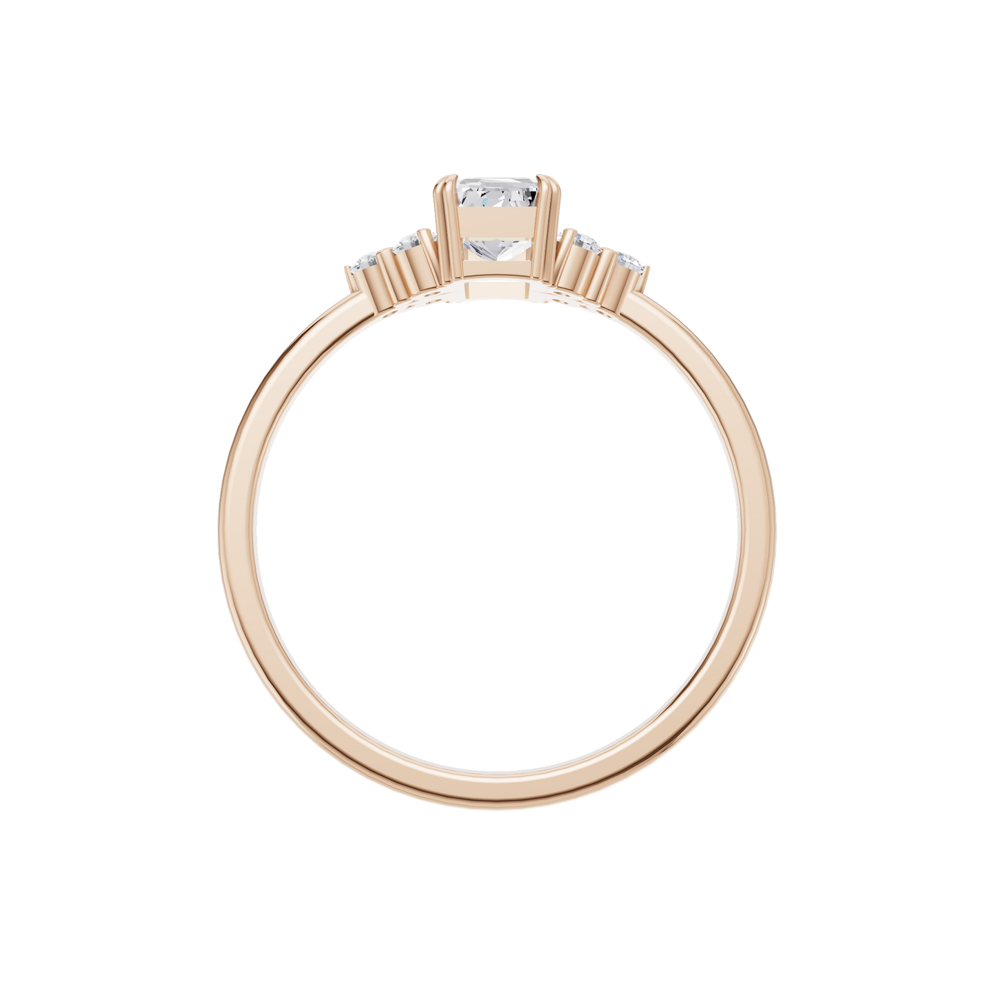 Starlit Grace Solitaire Ring