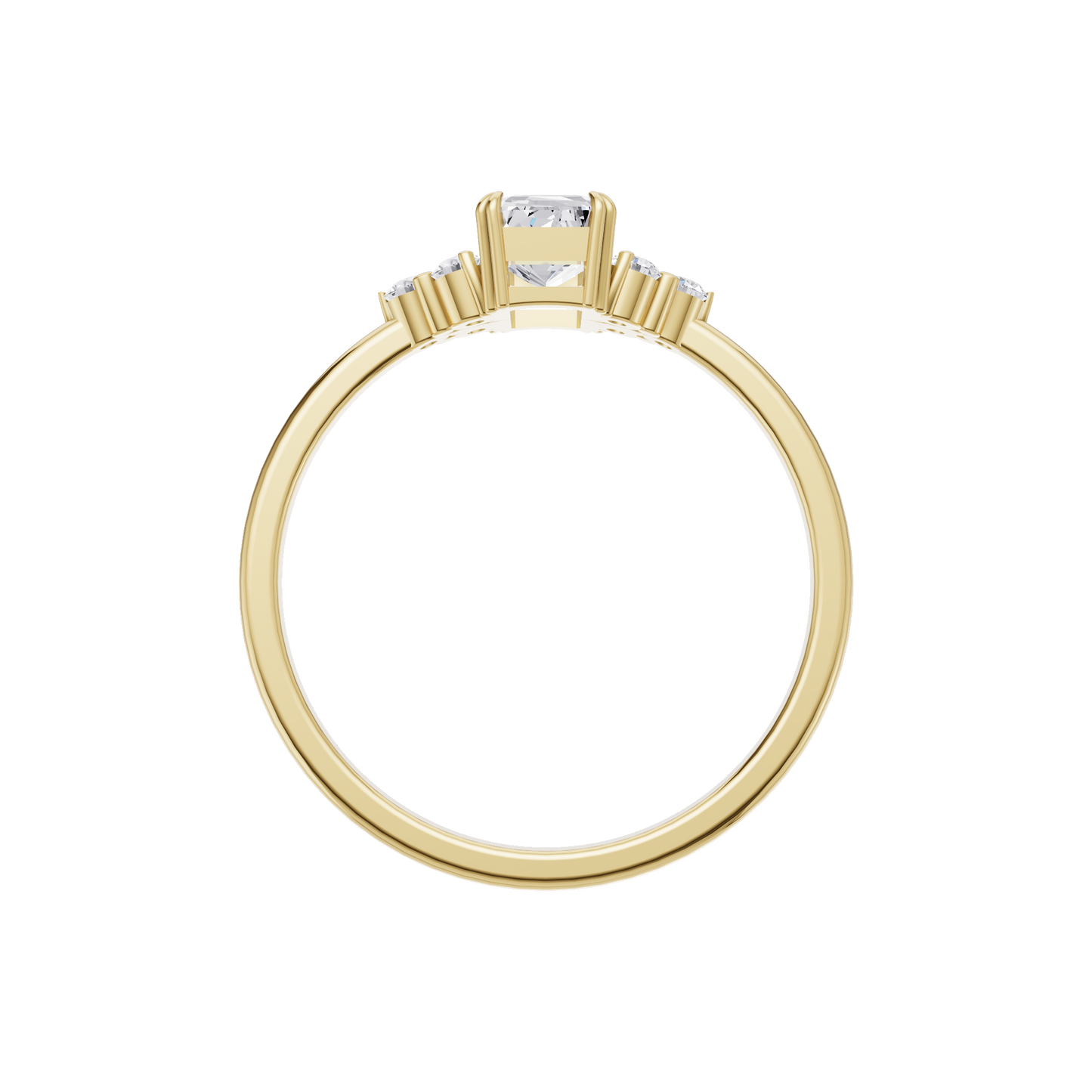 Starlit Grace Solitaire Ring