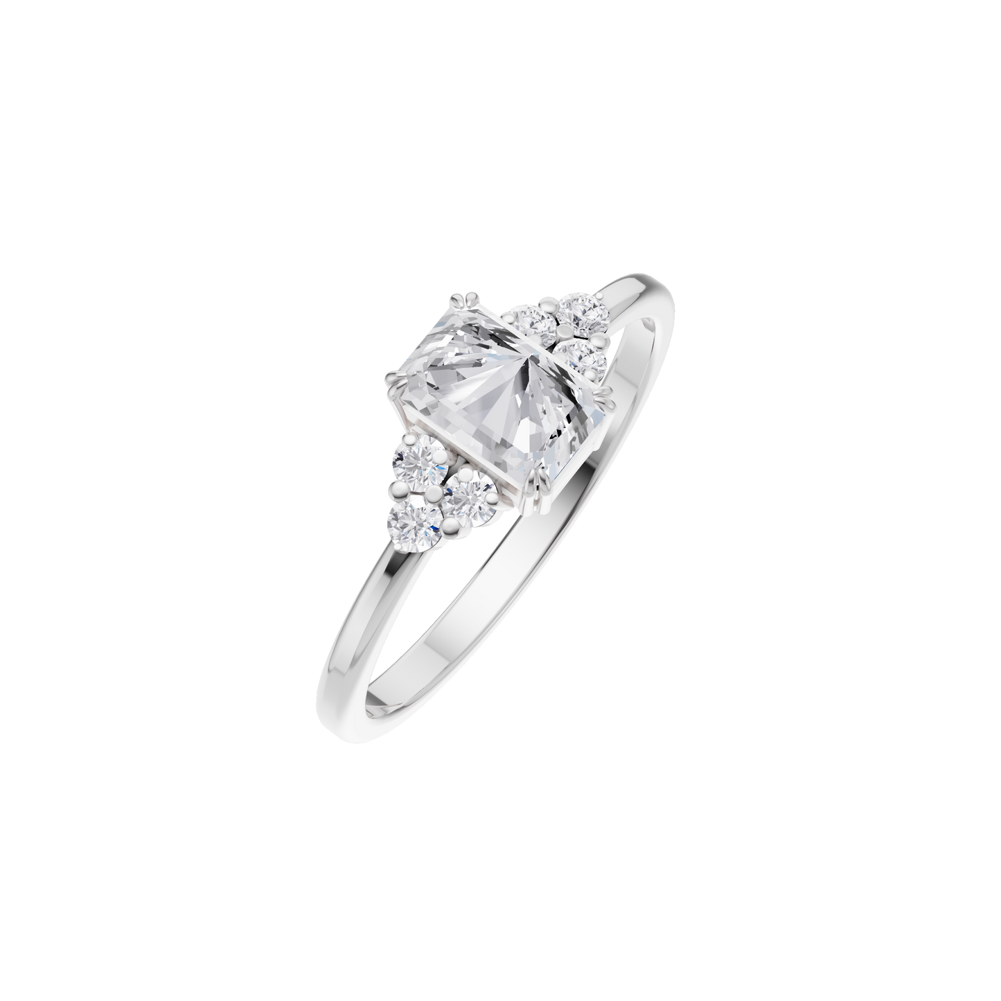 Starlit Grace Solitaire Ring