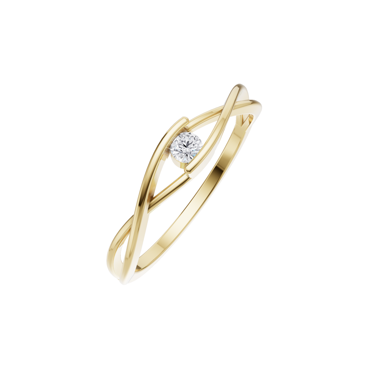 Radiant Dawn Solitaire Ring