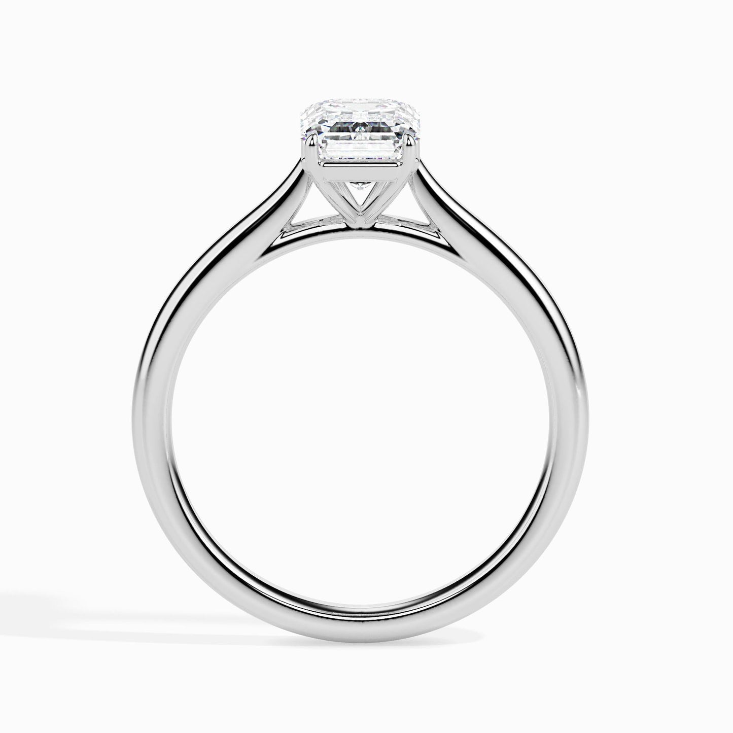 1 Carat Emerald Solitaire Ring