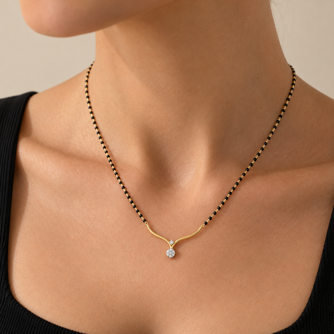 Synergy of Souls Lab Diamond Mangalsutra