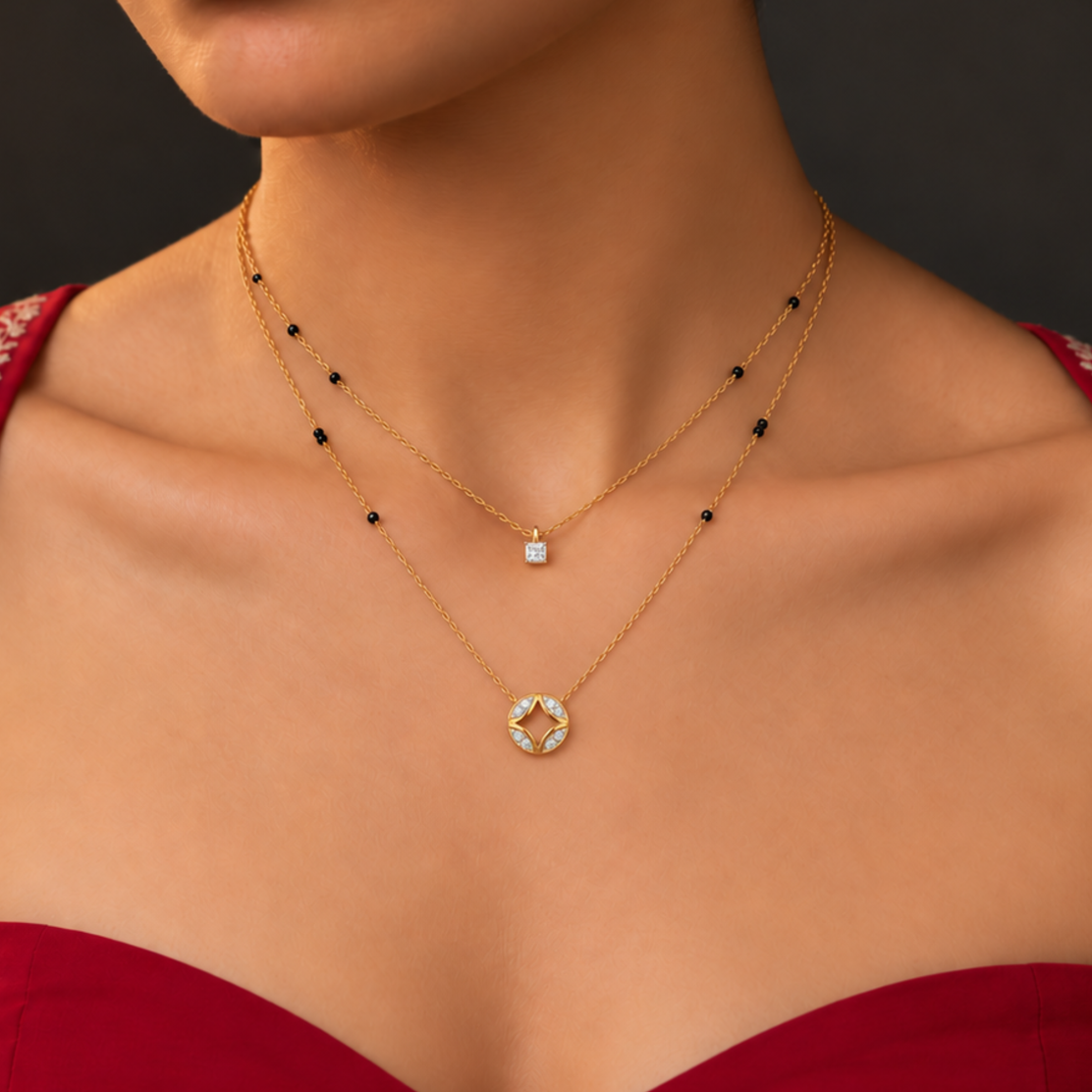 Ivy Lab Diamond Layered Mangalsutra