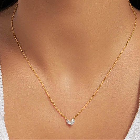 Dual Marquise Lab Diamond Necklace