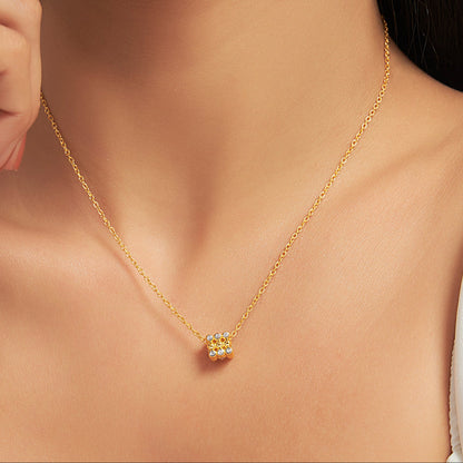 Pixel Lab Diamond Pendant (With Chain)