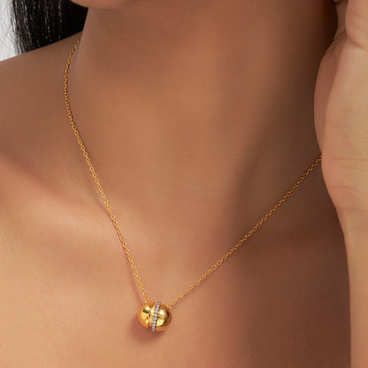 Spin Around Lab Diamond Necklace