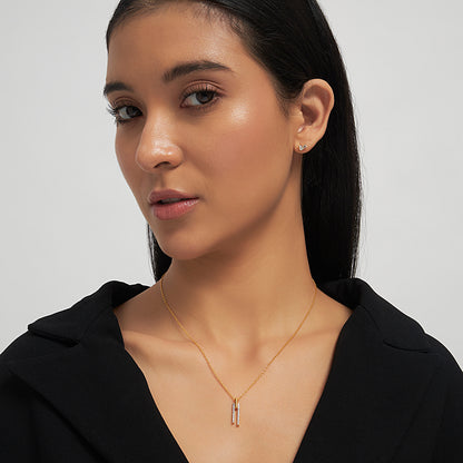 Nocturne Glow Lab Diamond Pendant (With Chain)