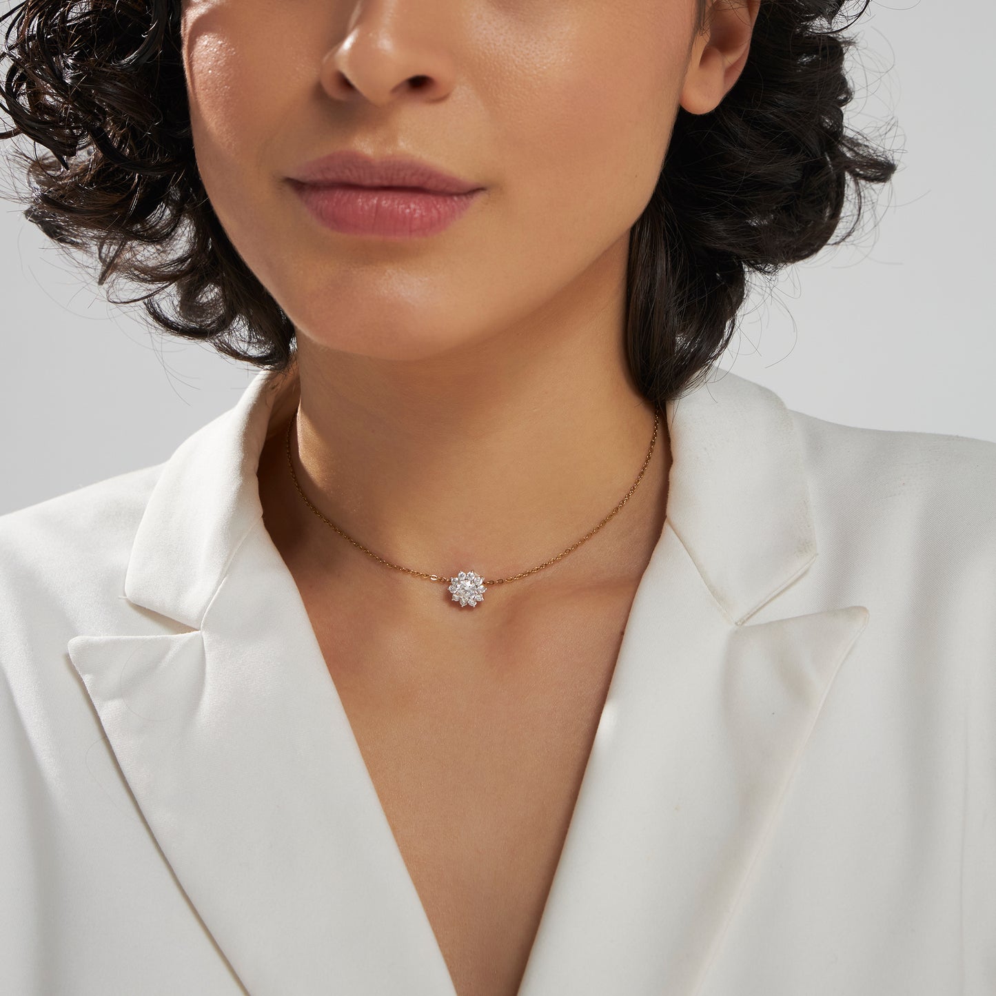 Starlit Garden Diamond Pendant