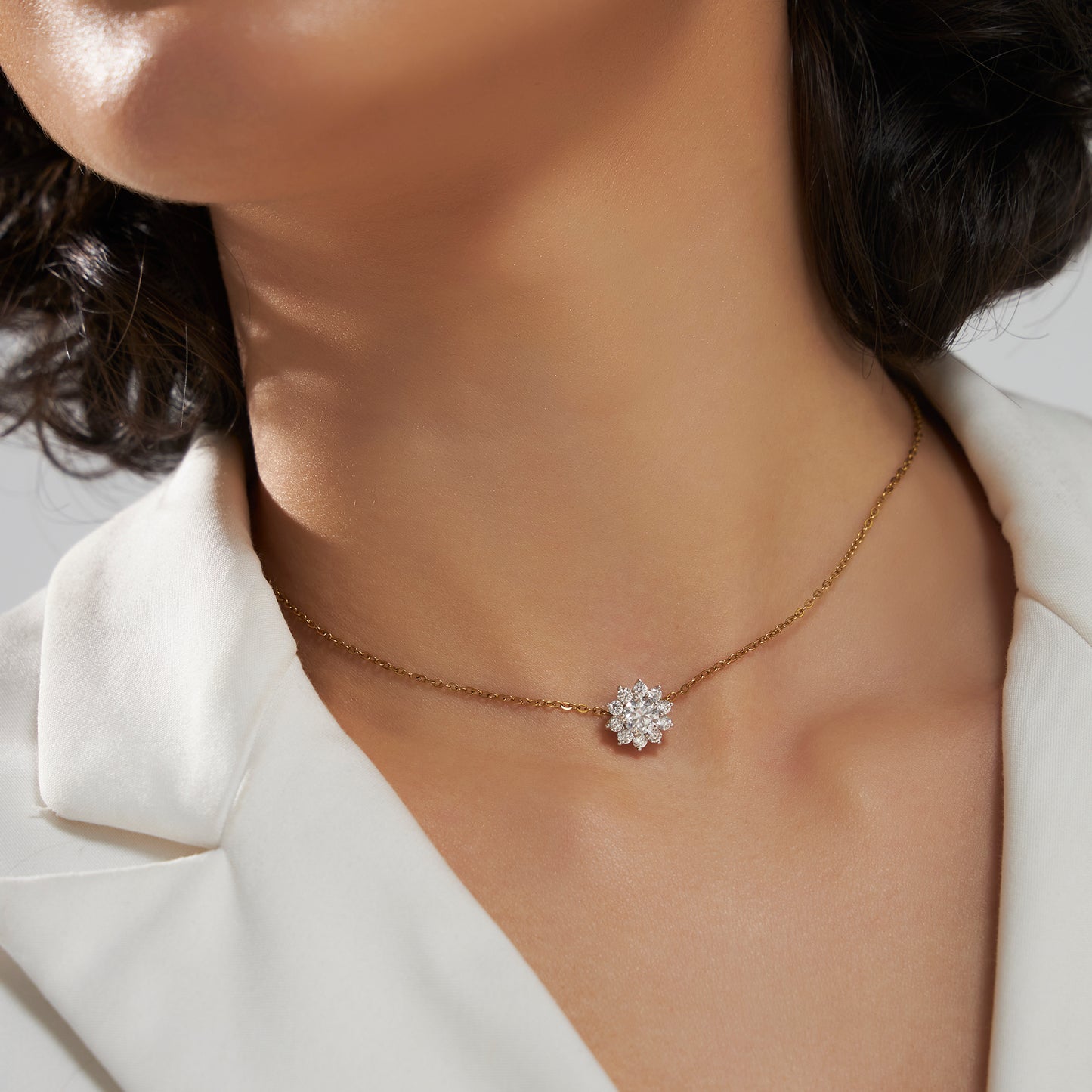 Starlit Garden Diamond Pendant