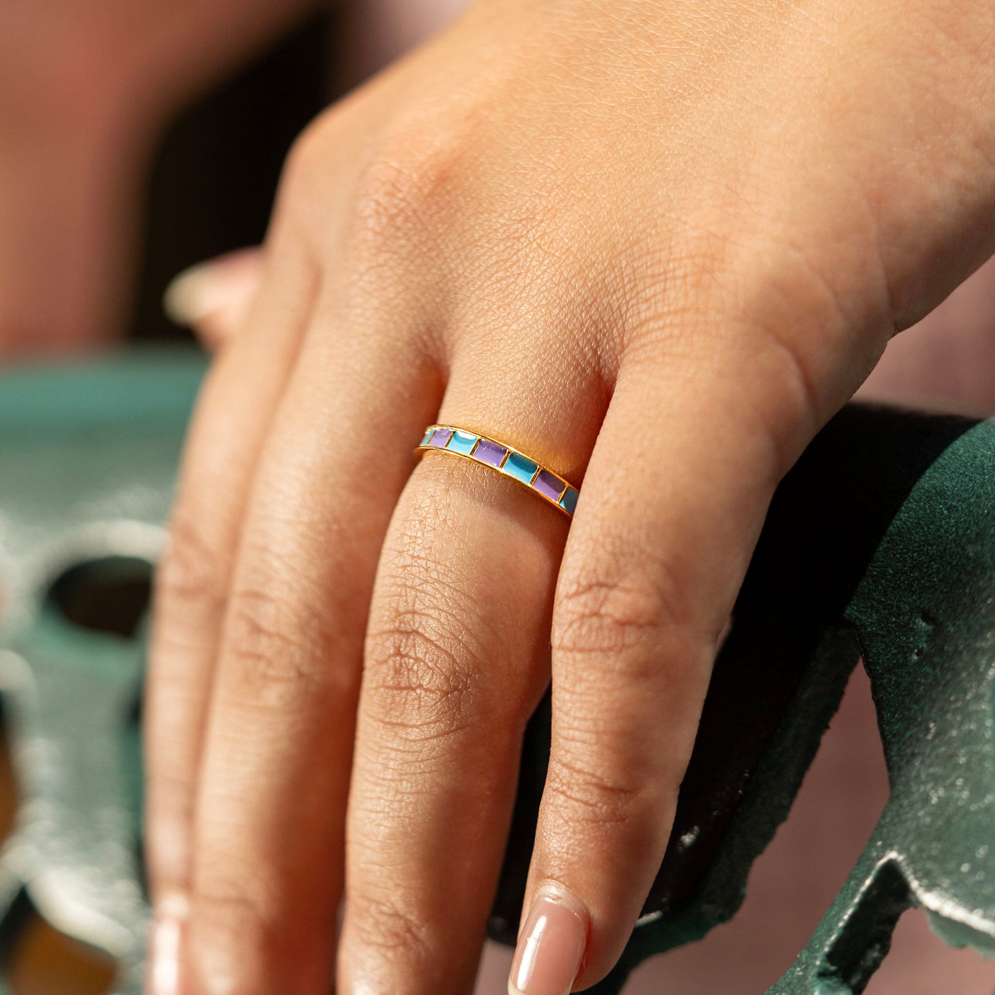 Candy Crush Enamel Ring