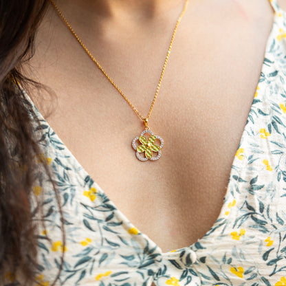 Blossom Siesta Lab Diamond Pendant