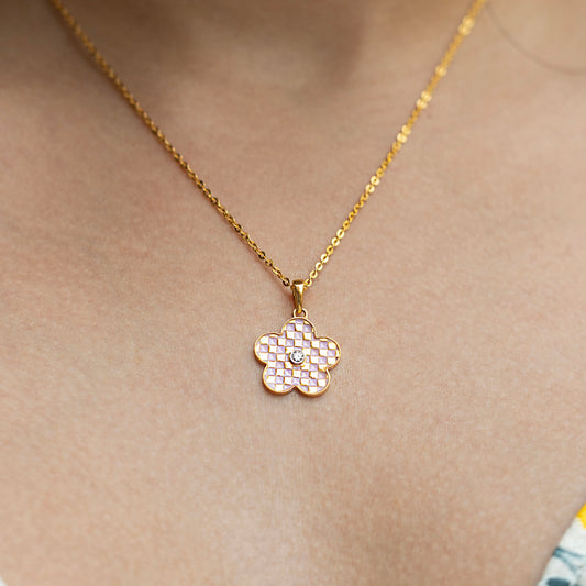 Rosé Blush Lab Diamond Necklace