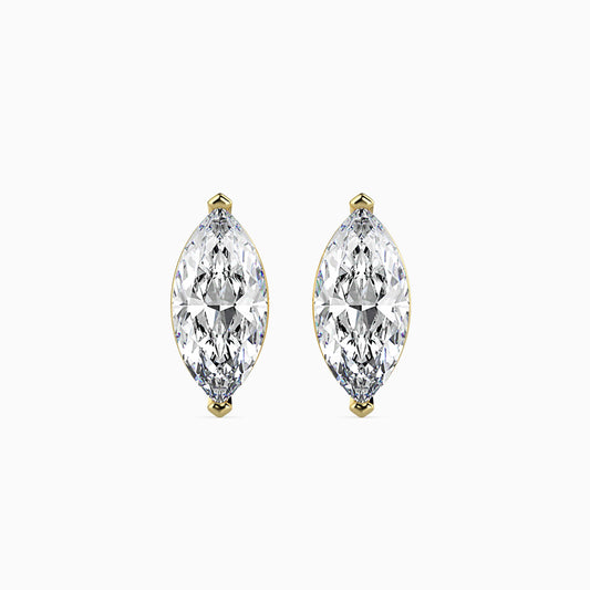 1.5 Carat Marquise Solitaire Studs