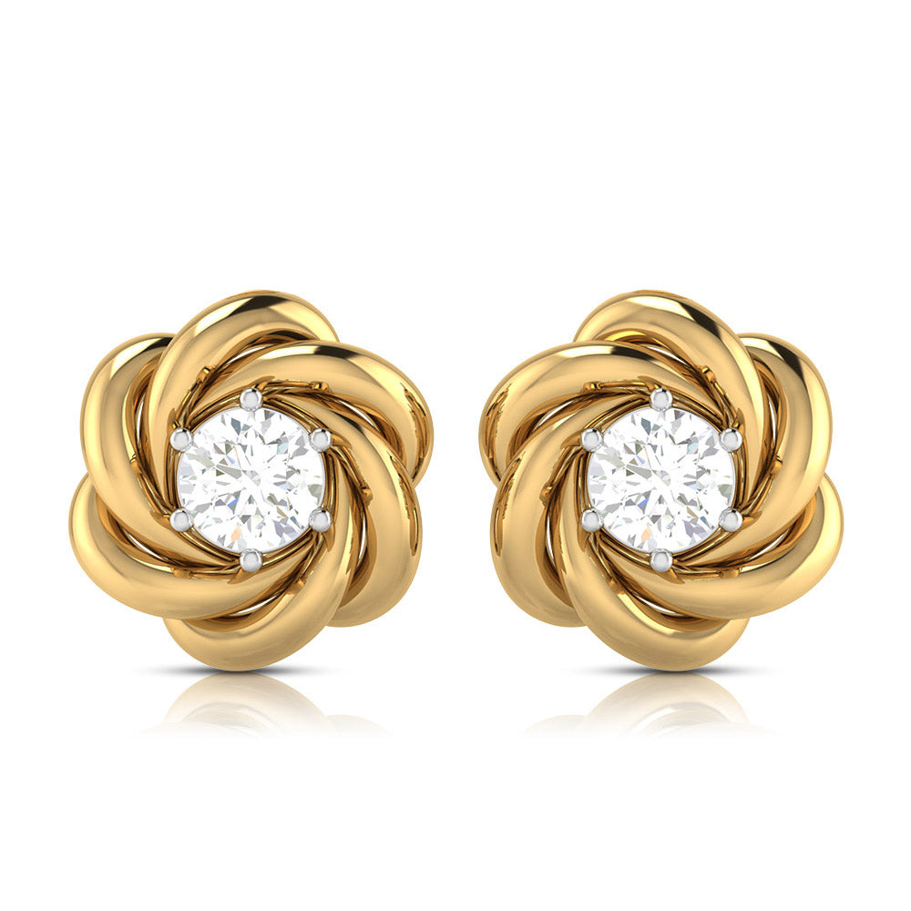 Blissful Bloom Diamond Earrings