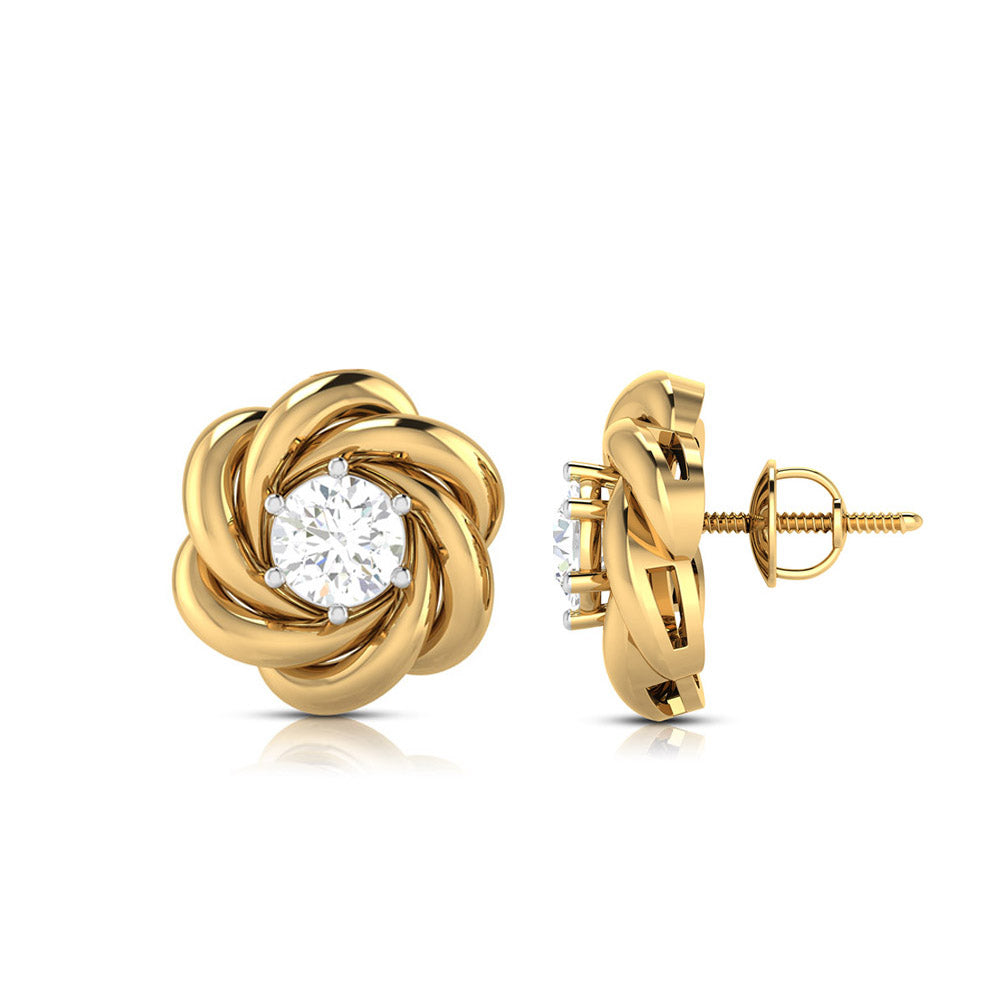 Blissful Bloom Diamond Earrings