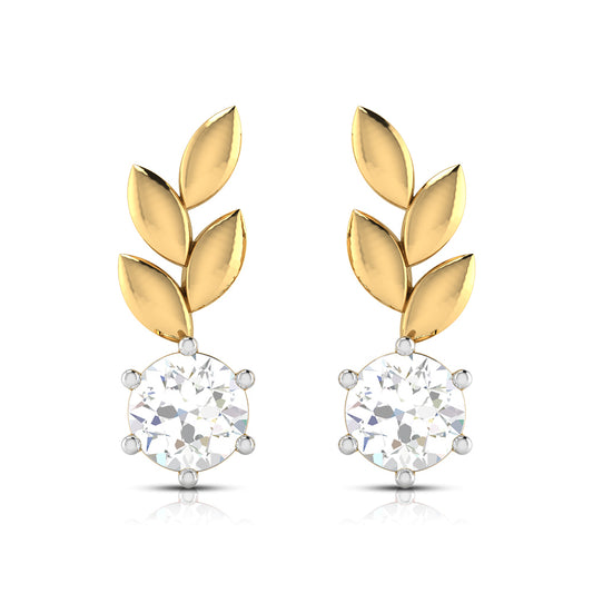 Forever Lusture Solitaire Diamond Earrings