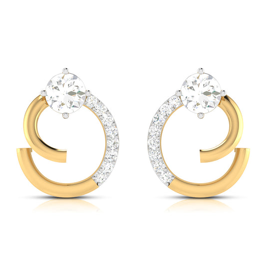 Boundless Radiance Solitaire Diamond Earrings