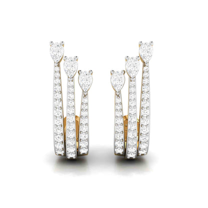 Orchid Serenity Diamond Earrings