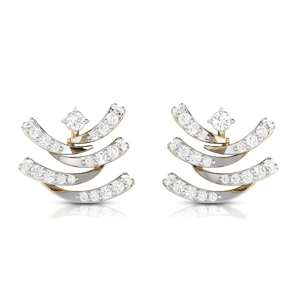 Aster Aura Diamond Earrings