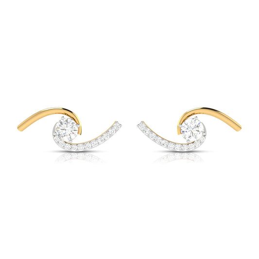 Effortless Glow Solitaire Diamond Earrings