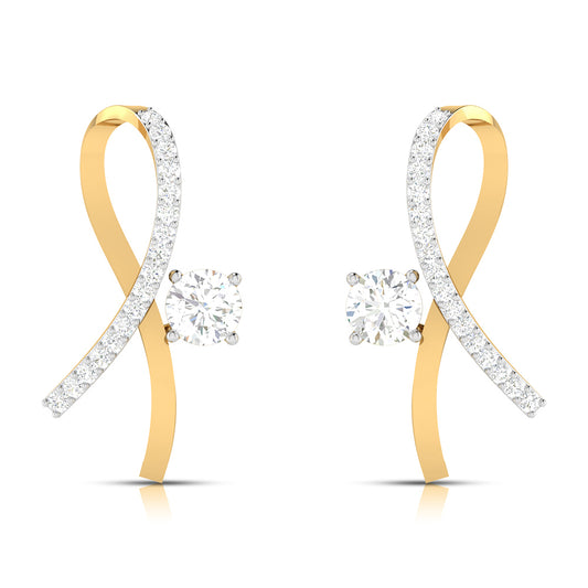 Limitless Harmony Solitaire Diamond Earrings