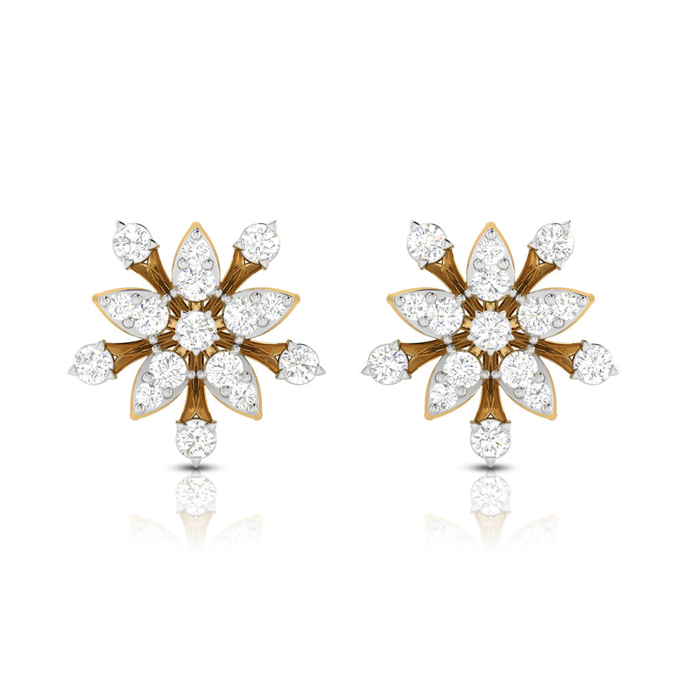 Charm Bloom Diamond Earrings