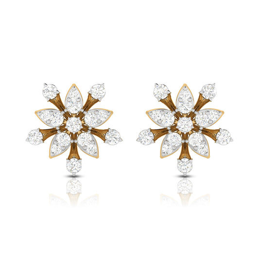 Charm Bloom Diamond Earrings