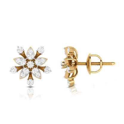 Charm Bloom Diamond Earrings