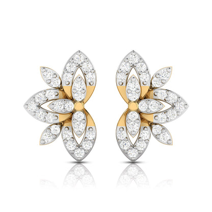 Cherry Bloom Diamond Earrings