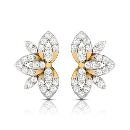 Cherry Bloom Diamond Earrings