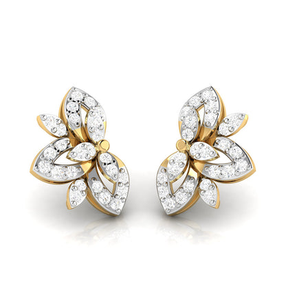 Cherry Bloom Diamond Earrings