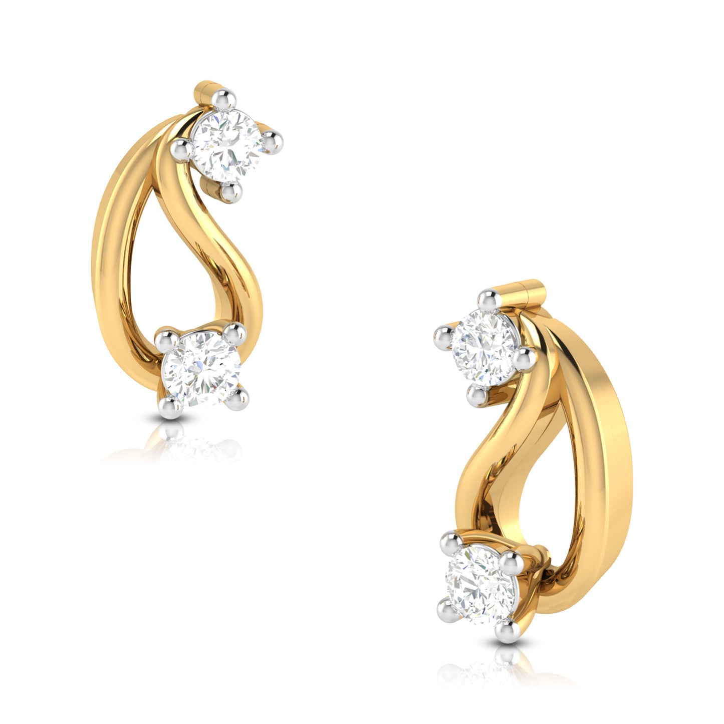 Echo Harmony Diamond Earrings