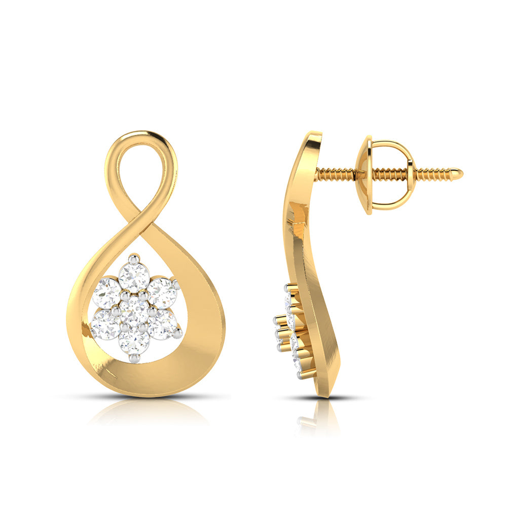 Elysian Radiance Diamond Earrings