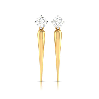 Solace Solitaire Diamond Earrings